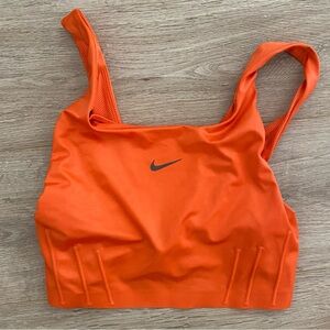 Orange Nike Sports Bra (no padding)